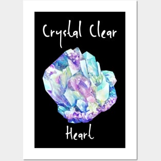 Crystal clear heart Posters and Art